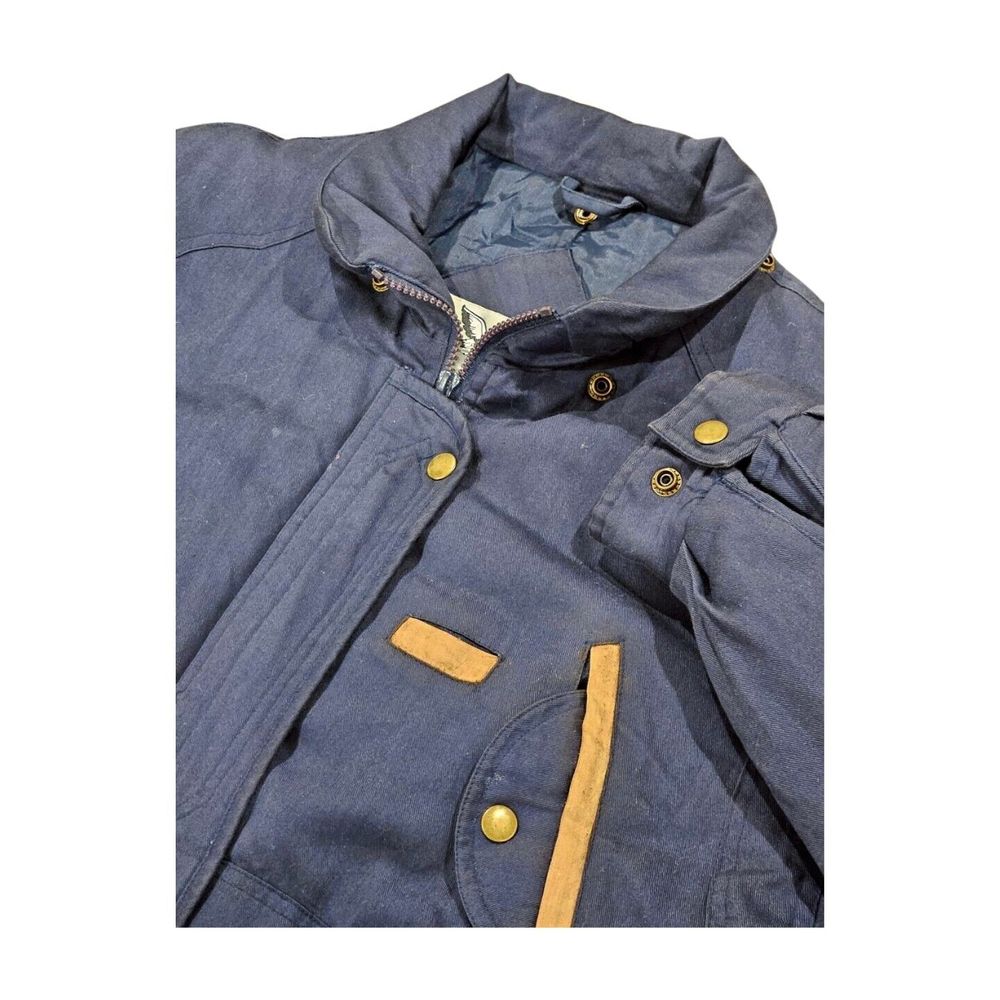 Vintage Triple FAT Sport Parka Puffer Coat Insulated Adjustable Waist Mens L